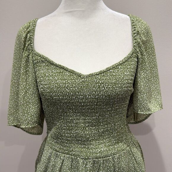Abercrombie & Fitch Green Mini Dress - Picture 2 of 3